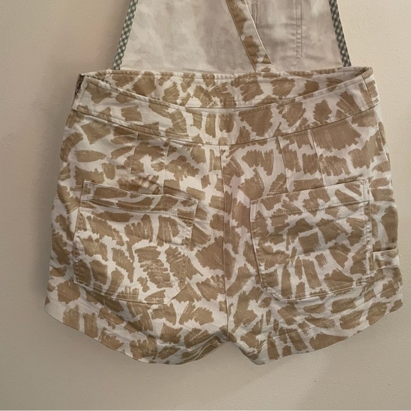 Anthropologie Maeve Gardeners Apron Shortalls Size 12 - Picture 9 of 13